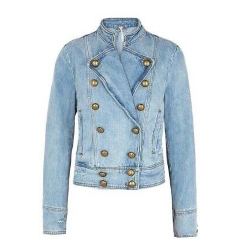 Free People Ferry Denim Jacket